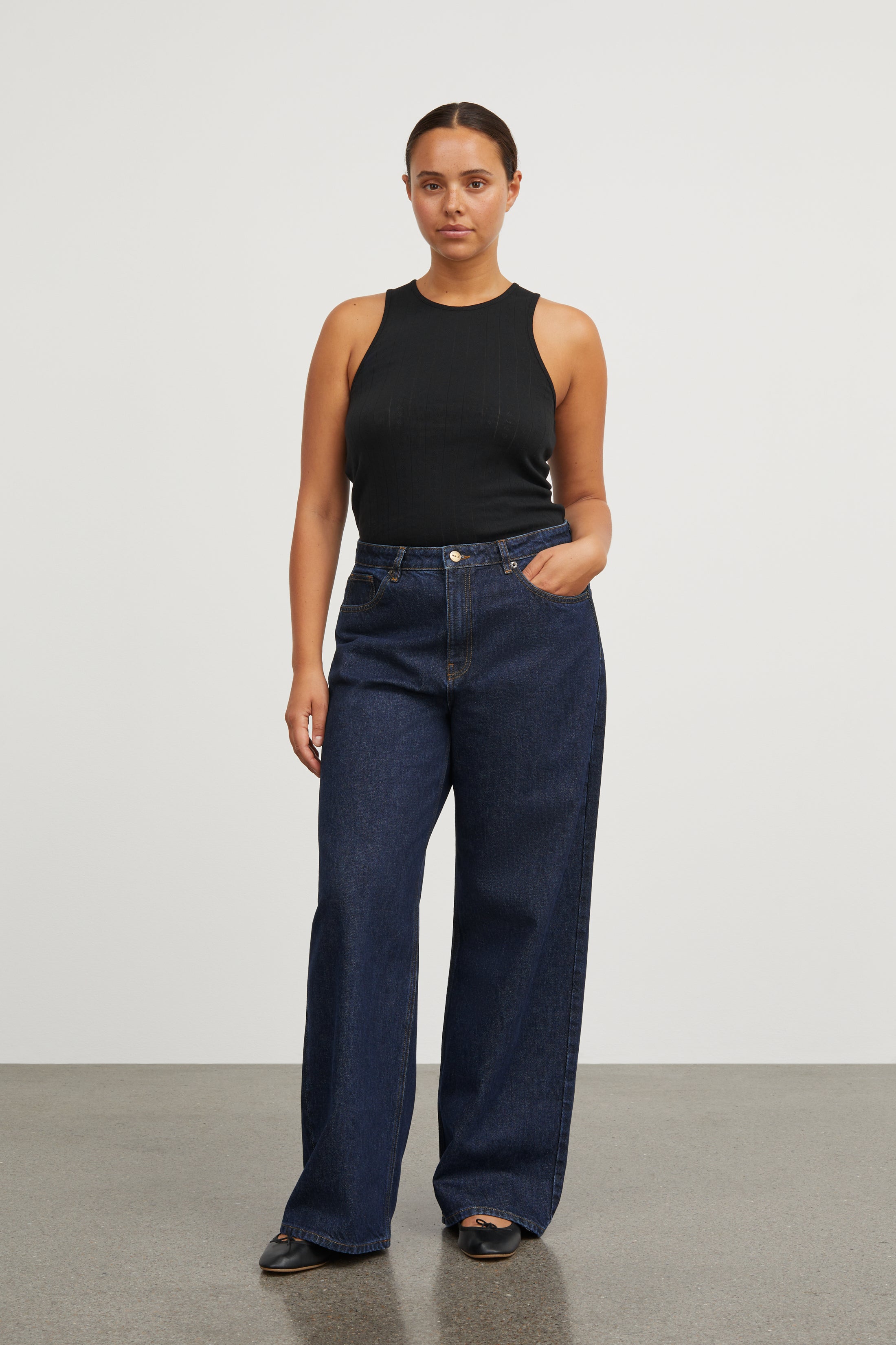 Skall Studio Willow wide jeans Jeans Indigo blue